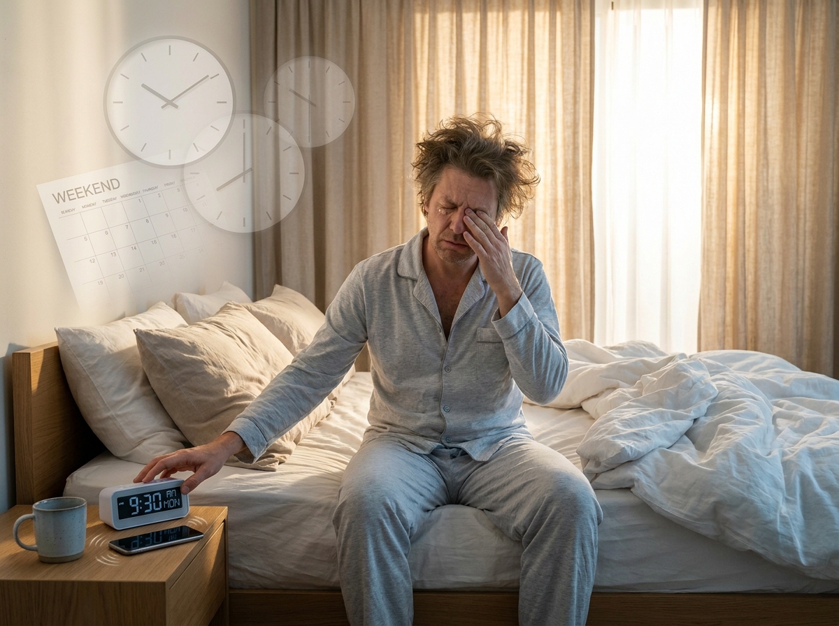 The Sleep Mistake Almost Everyone Makes on Weekends — and Why It Leaves You Drained by Monday